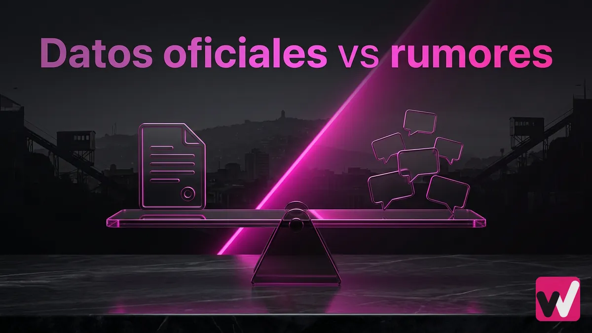 Comparacion entre datos oficiales y datos no confirmados de contacto de Wanabet