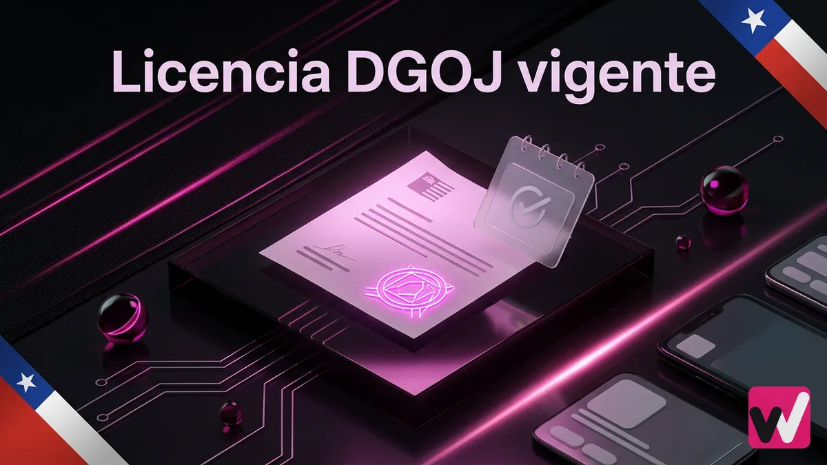 Licencia DGOJ vigente y renovada de Wanabet, confianza regulatoria para Chile
