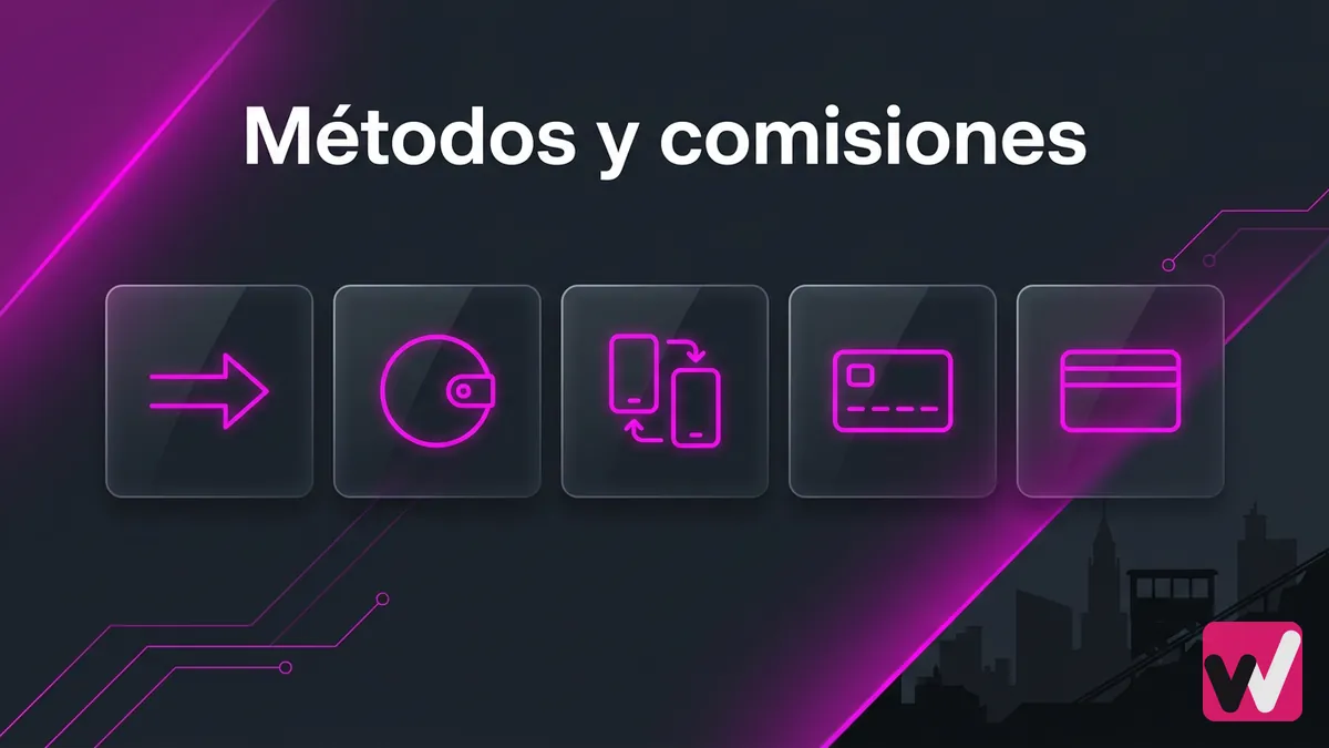 Métodos de retiro y comisiones disponibles en Wanabet Chile
